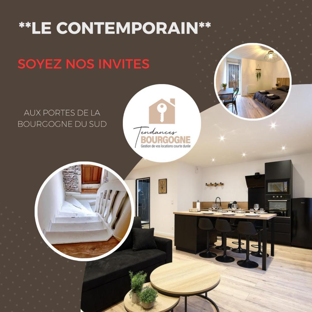 Le Contemporain Apartman Saint-Laurent-sur-Saone Kültér fotó