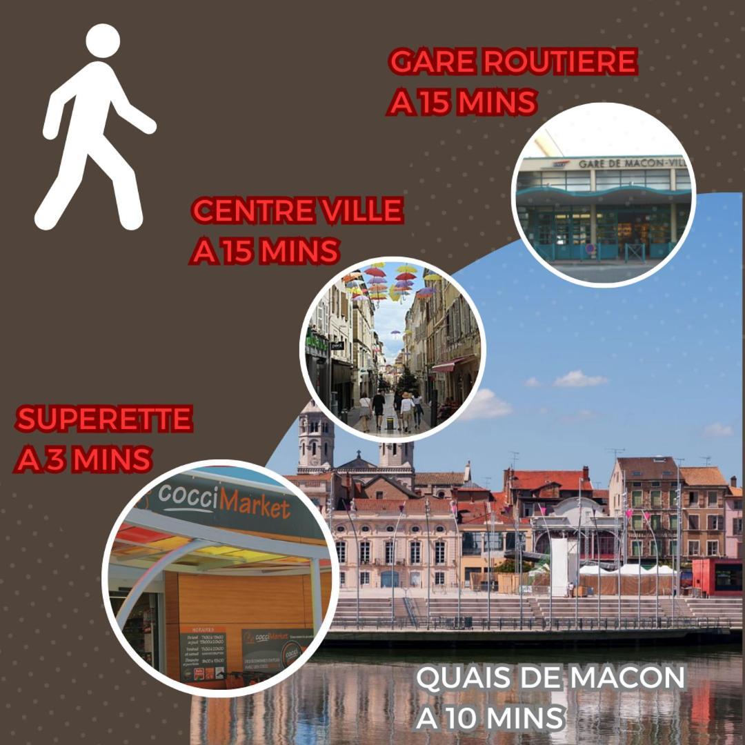 Le Contemporain Apartman Saint-Laurent-sur-Saone Kültér fotó